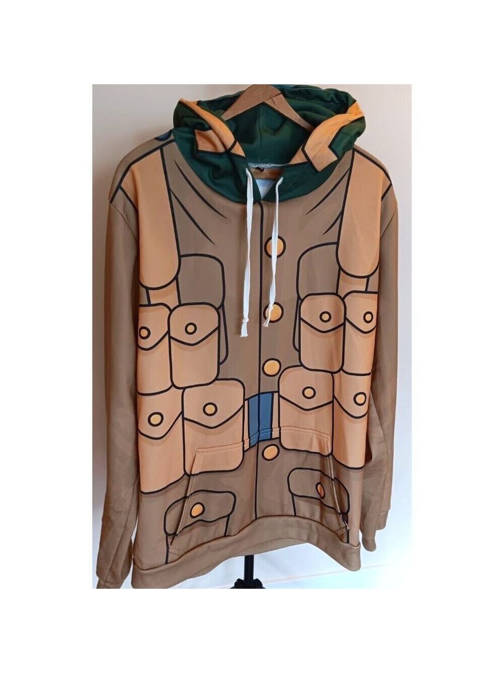 3XL WW1 Soldier HoodieBy Simple History Pullover Hoodie With Pocket War Hooded
